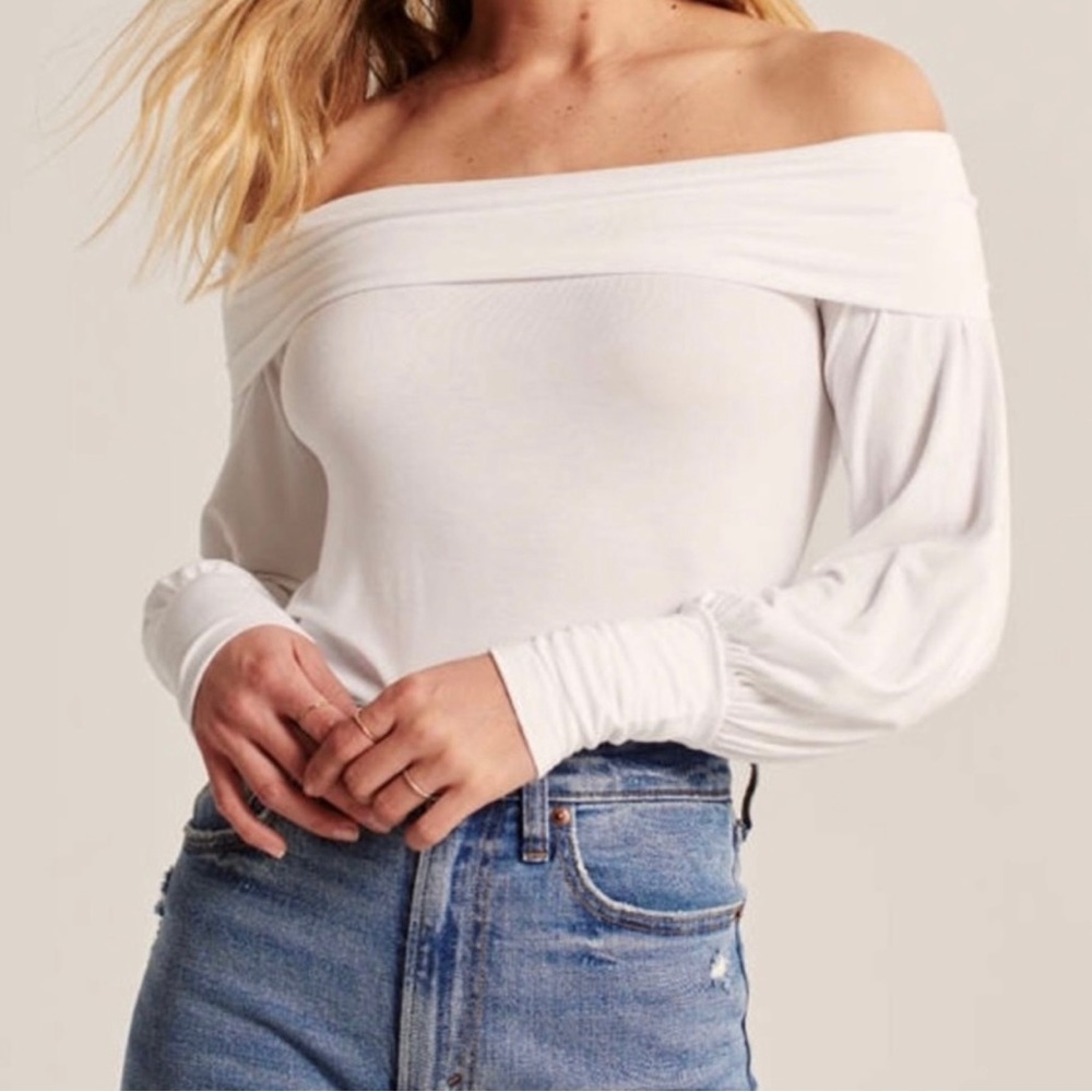 Off the Shoulder Abercrombie shirt